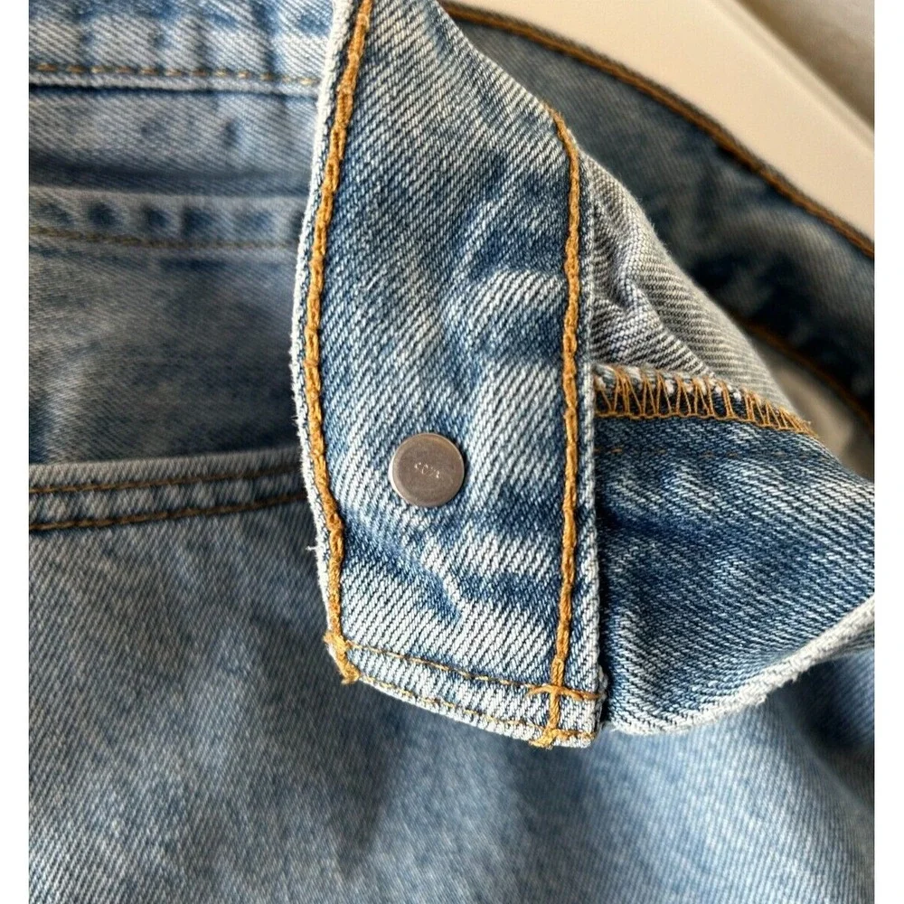 90's Levis 505 Denim Jeans Straight Leg Red Tab Five Pocket Blue Size 36 x 28.5